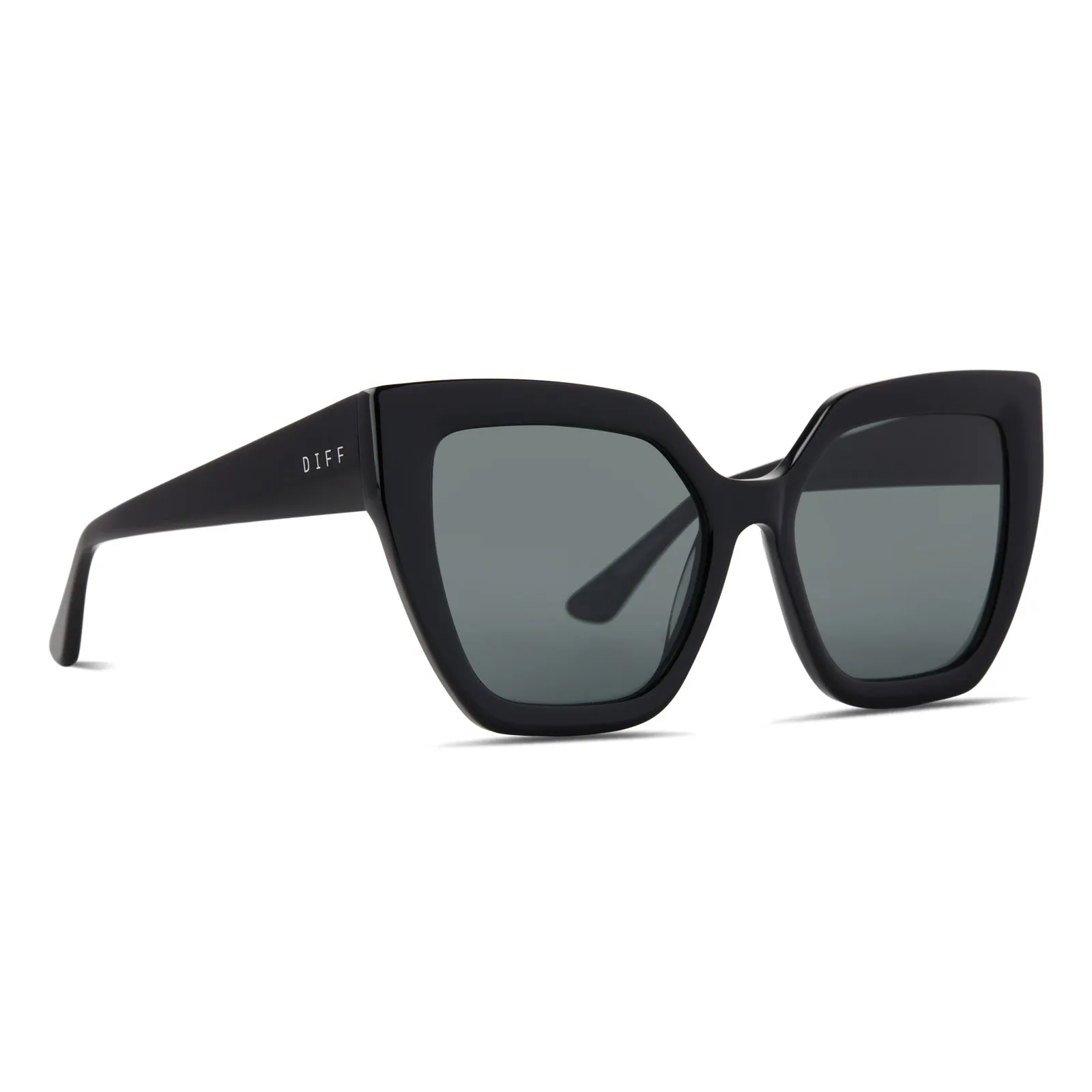 BLAIRE - BLACK + GREY + POLARIZED SUNGLASSES sold by Diff Eyewear product image thumbnail 2