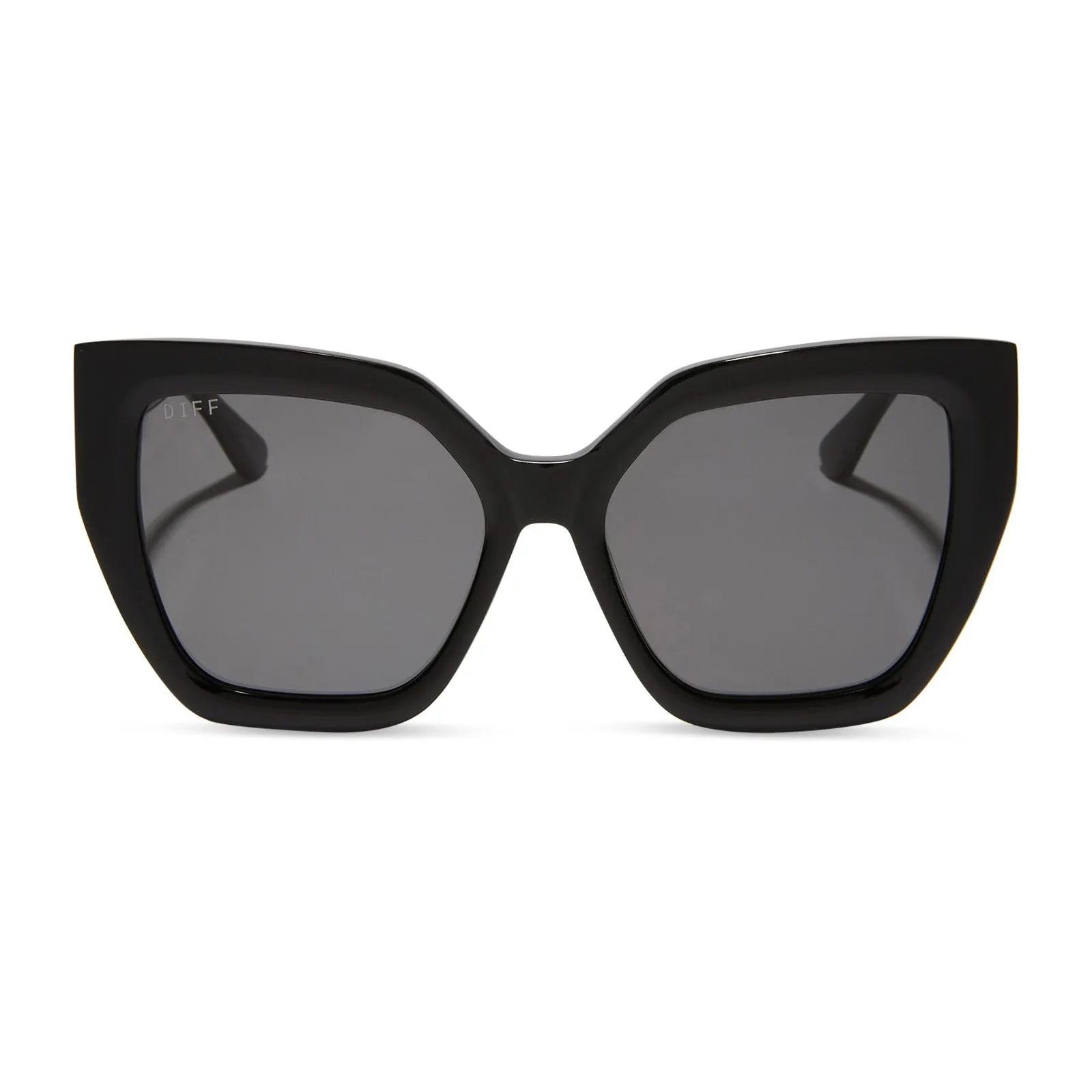 BLAIRE - BLACK + GREY + POLARIZED SUNGLASSES sold by Diff Eyewear