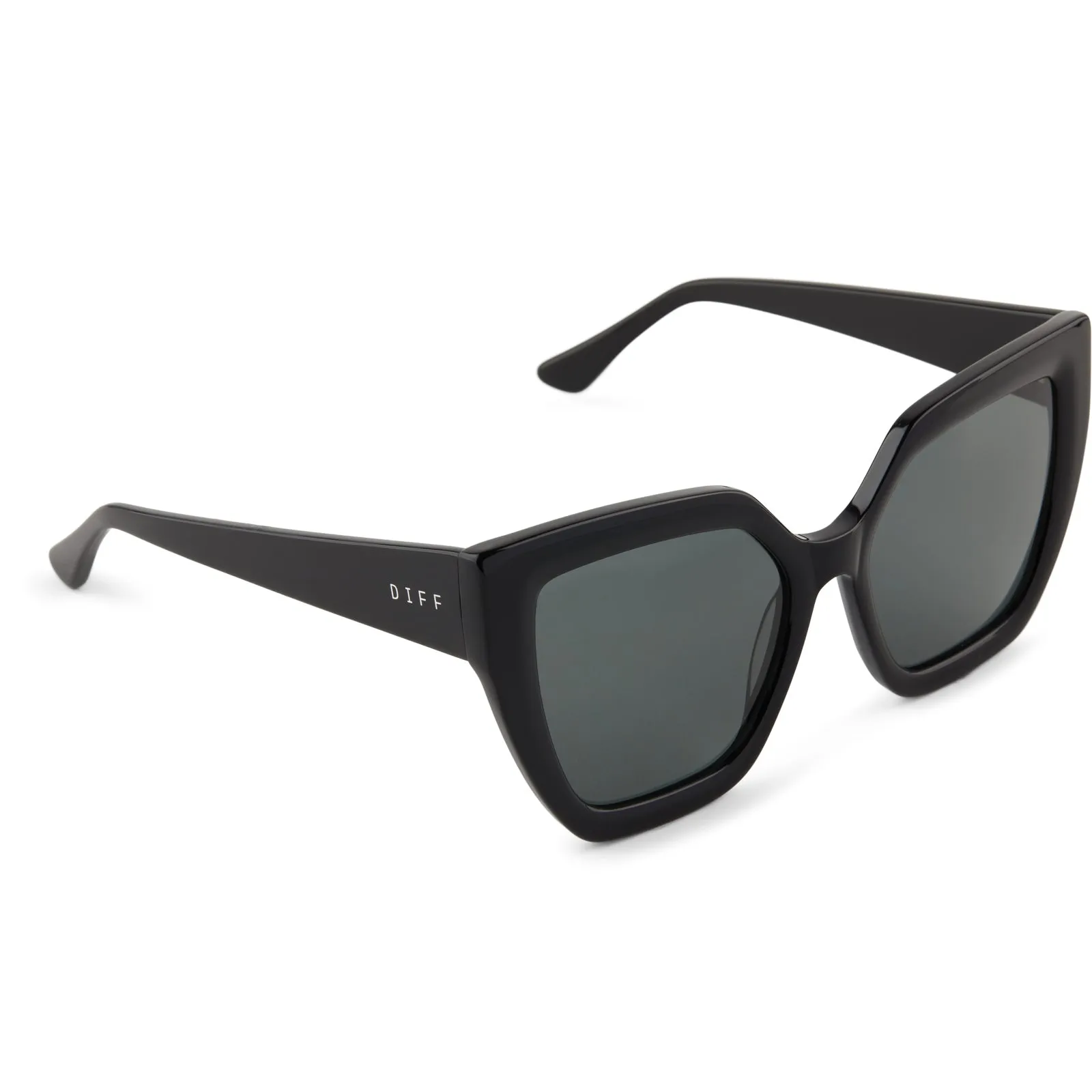 BLAIRE - BLACK + GREY + POLARIZED SUNGLASSES sold by Diff Eyewear product image thumbnail 4