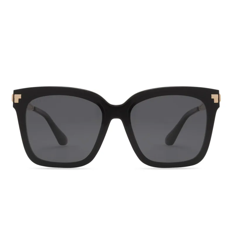 BELLA IV - BLACK + GREY SUNGLASSES sold by Diff Eyewear
