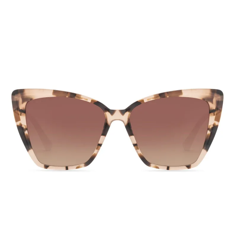 BECKY II - HIMALAYAN TORTOISE + BROWN GRADIENT SUNGLASSES sold by Diff Eyewear