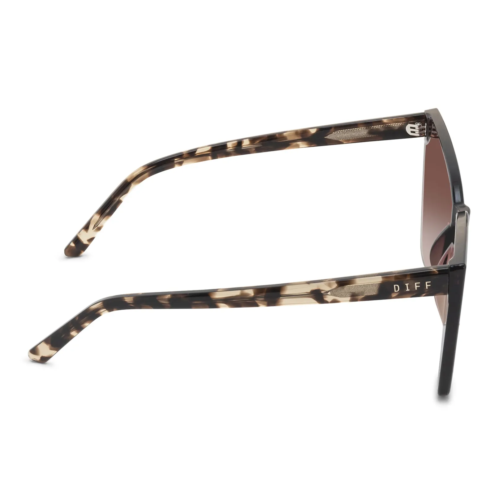 GOLDIE - ESPRESSO TORTOISE + BROWN GRADIENT SUNGLASSES sold by Diff Eyewear product image thumbnail 3