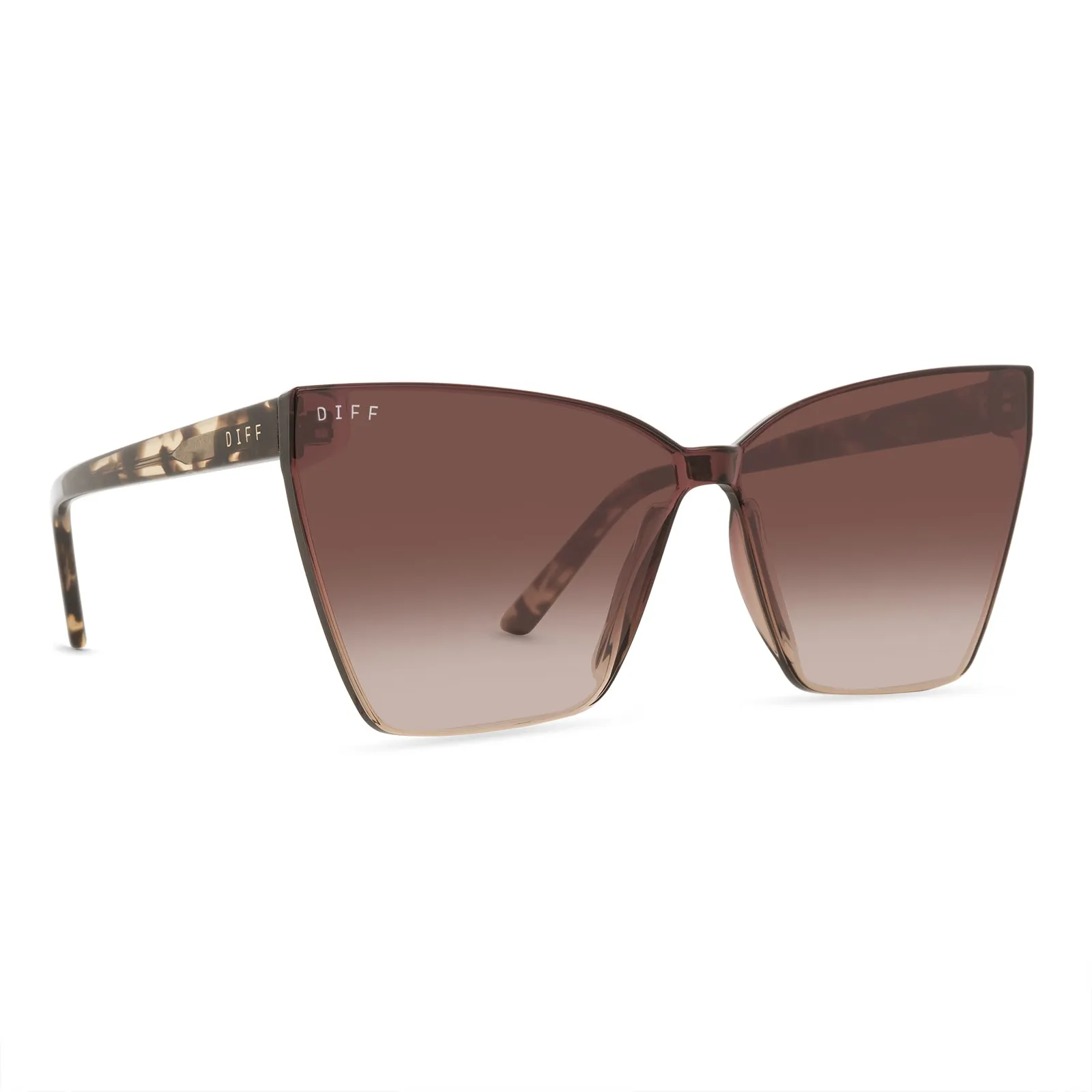 GOLDIE - ESPRESSO TORTOISE + BROWN GRADIENT SUNGLASSES sold by Diff Eyewear product image thumbnail 2
