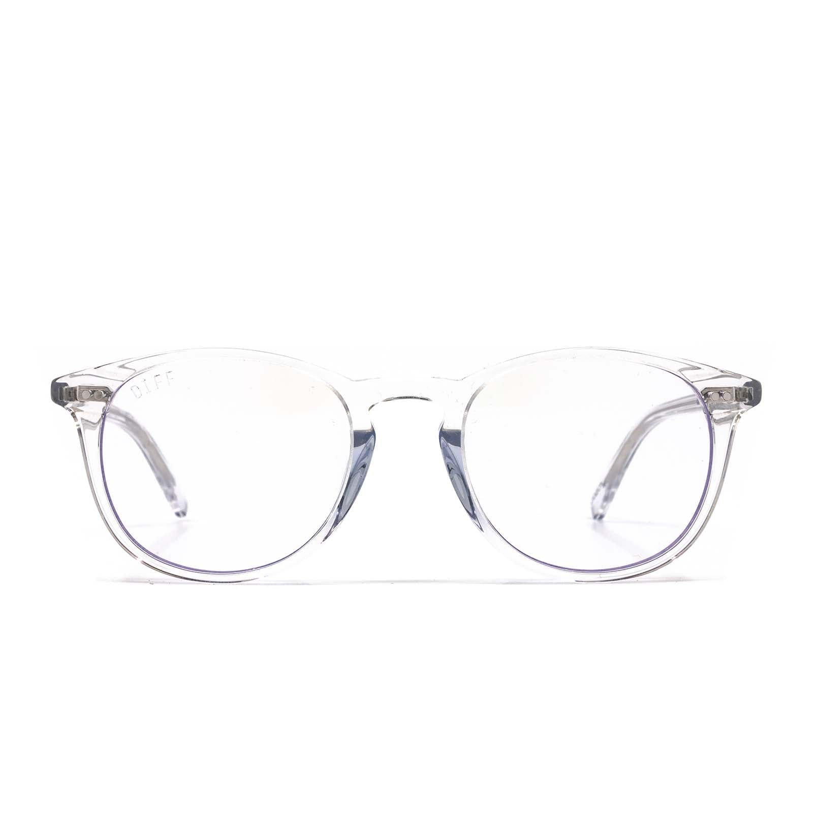 JAXSON - CLEAR CRYSTAL + CLEAR GLASSES sold by Diff Eyewear