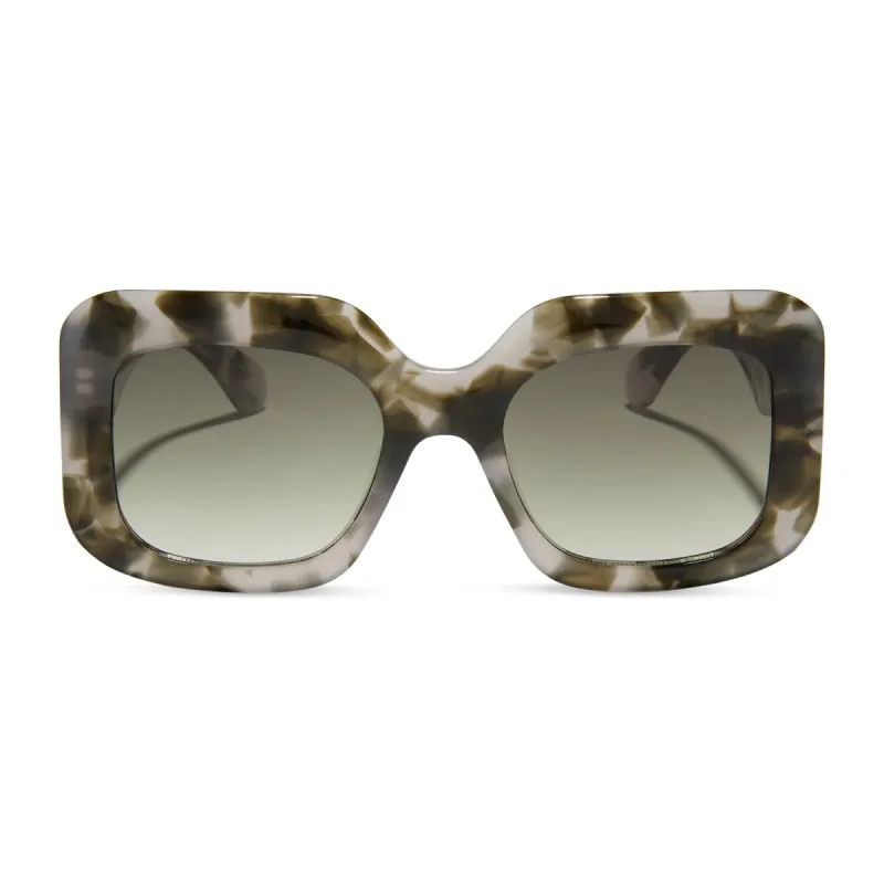 GIADA - KOMBU + OLIVE GRADIENT SUNGLASSES sold by Diff Eyewear