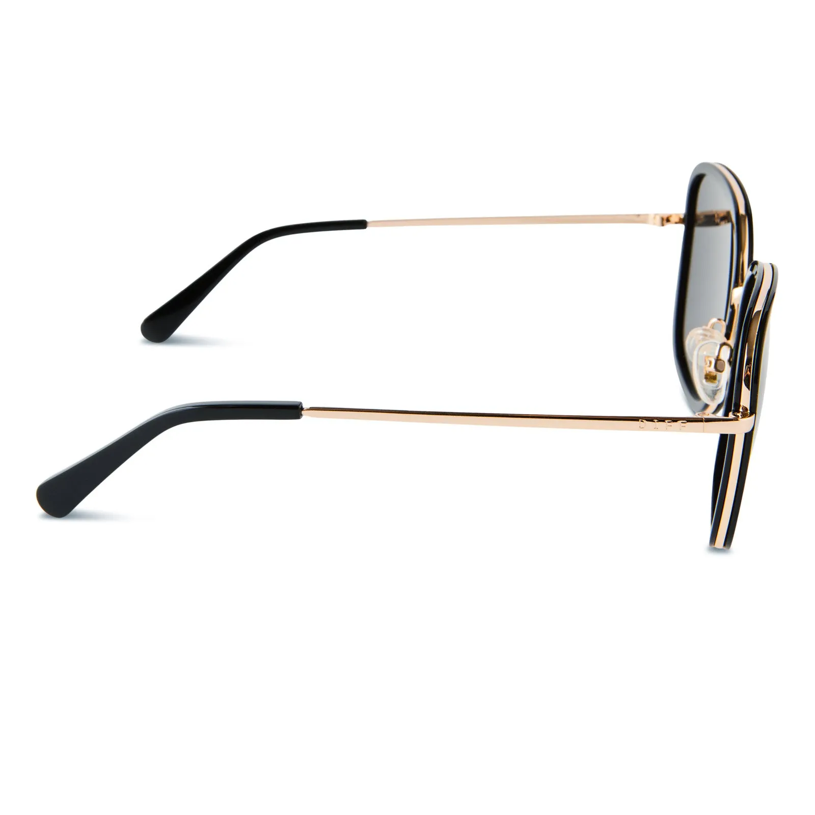 GENEVIVE - GOLD + GREY SUNGLASSES sold by Diff Eyewear product image thumbnail 3