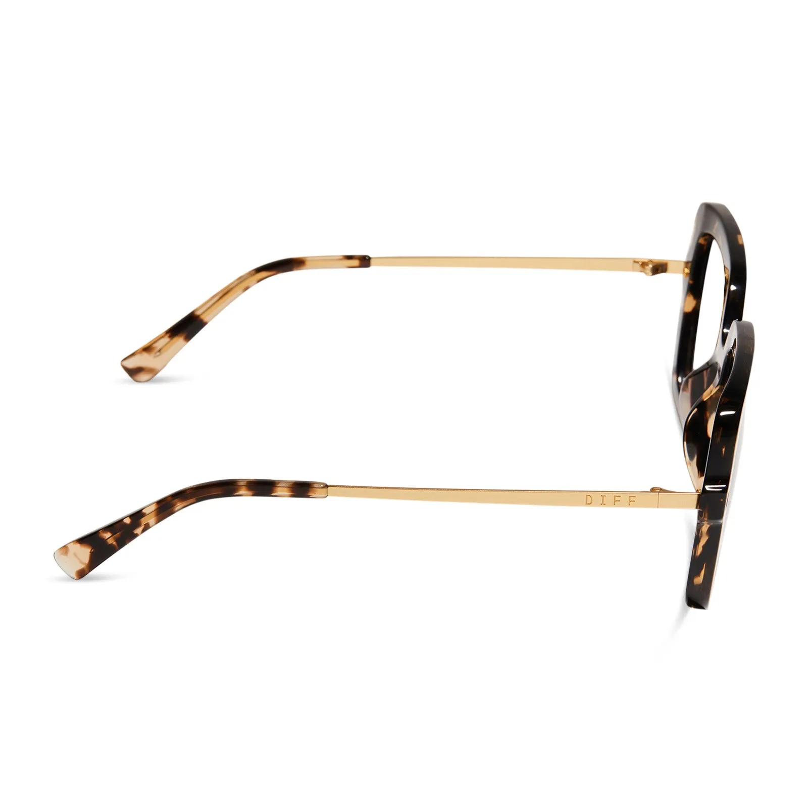 SANDRA - ESPRESSO TORTOISE + PRESCRIPTION GLASSES sold by Diff Eyewear product image thumbnail 3