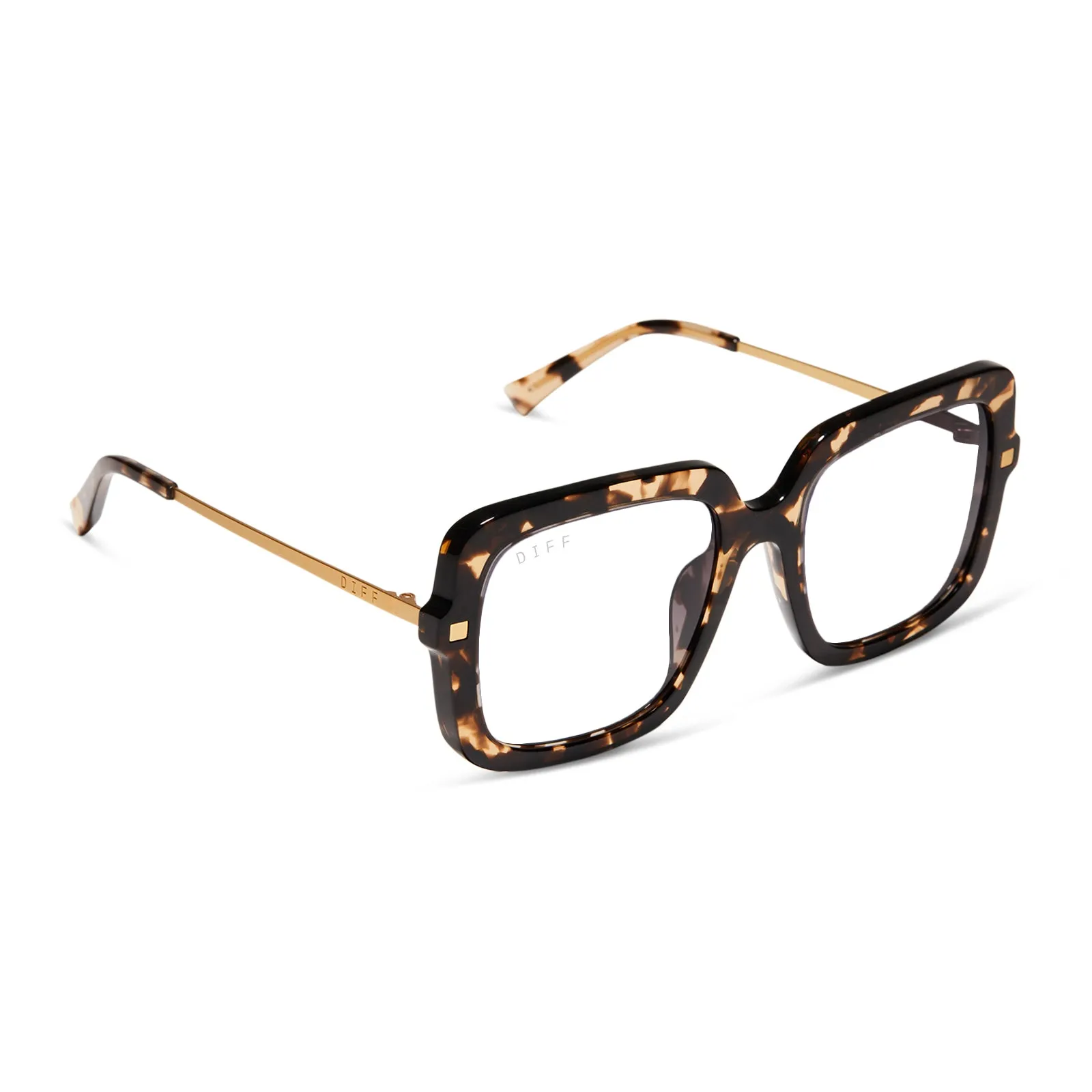 SANDRA - ESPRESSO TORTOISE + PRESCRIPTION GLASSES sold by Diff Eyewear product image thumbnail 2