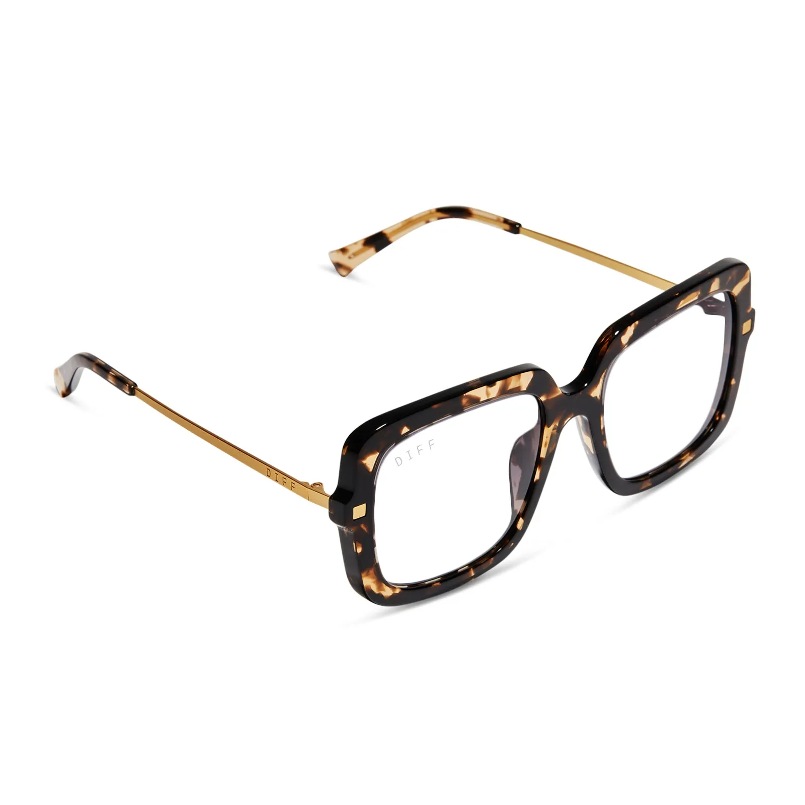 SANDRA - ESPRESSO TORTOISE + PRESCRIPTION GLASSES sold by Diff Eyewear product image thumbnail 4
