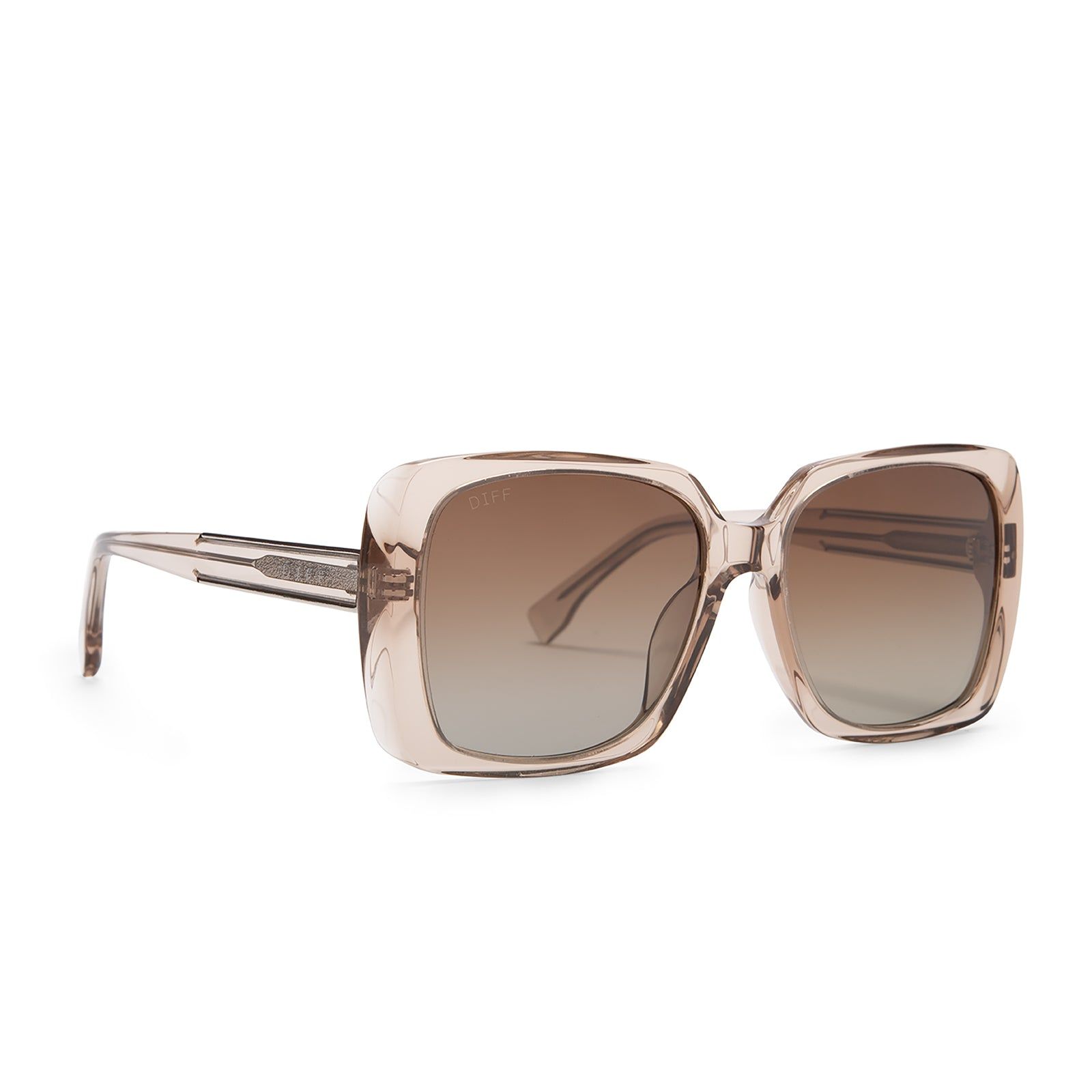 SOPHIE - VINTAGE CRYSTAL + BROWN GRADIENT SUNGLASSES sold by Diff Eyewear product image thumbnail 2