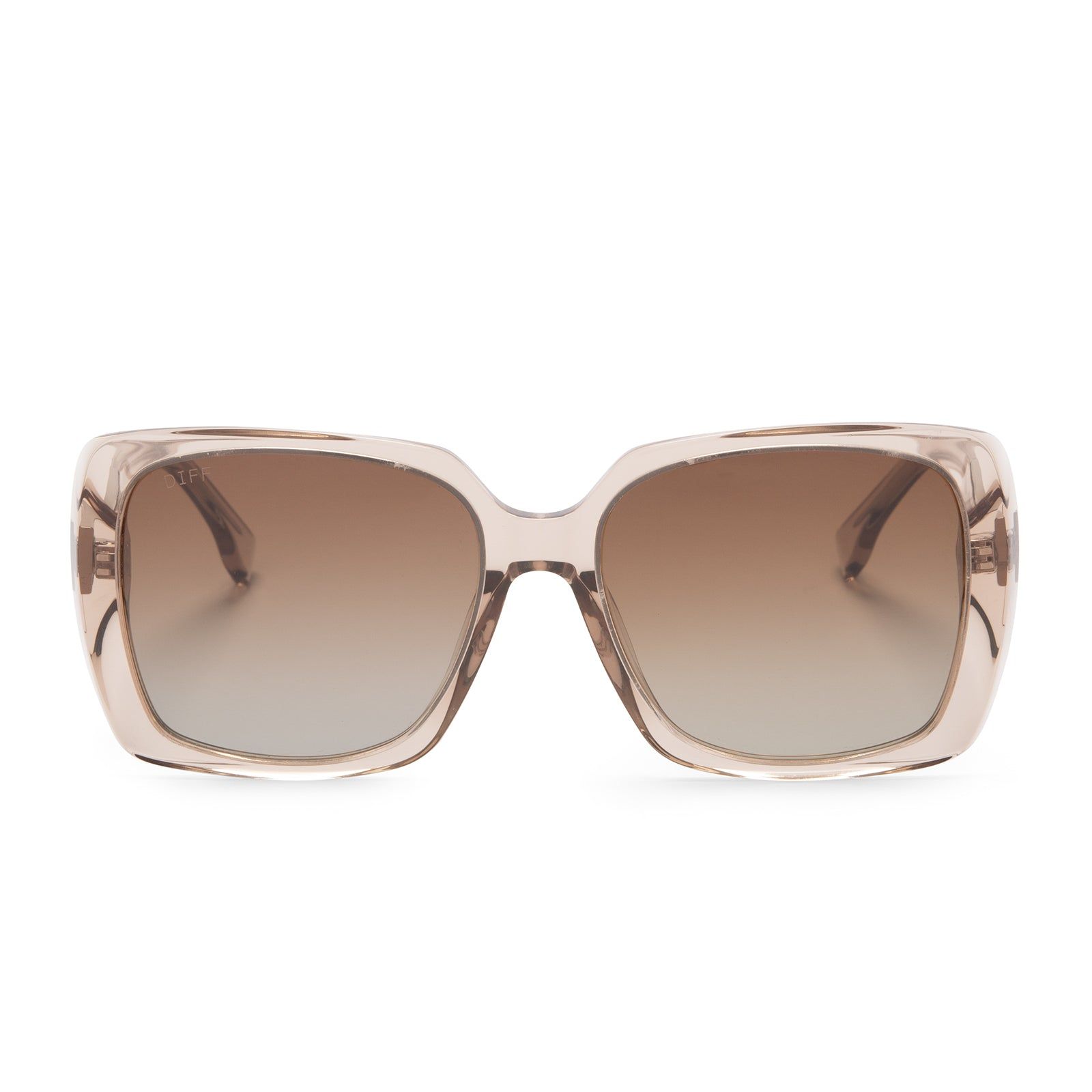 SOPHIE - VINTAGE CRYSTAL + BROWN GRADIENT SUNGLASSES sold by Diff Eyewear