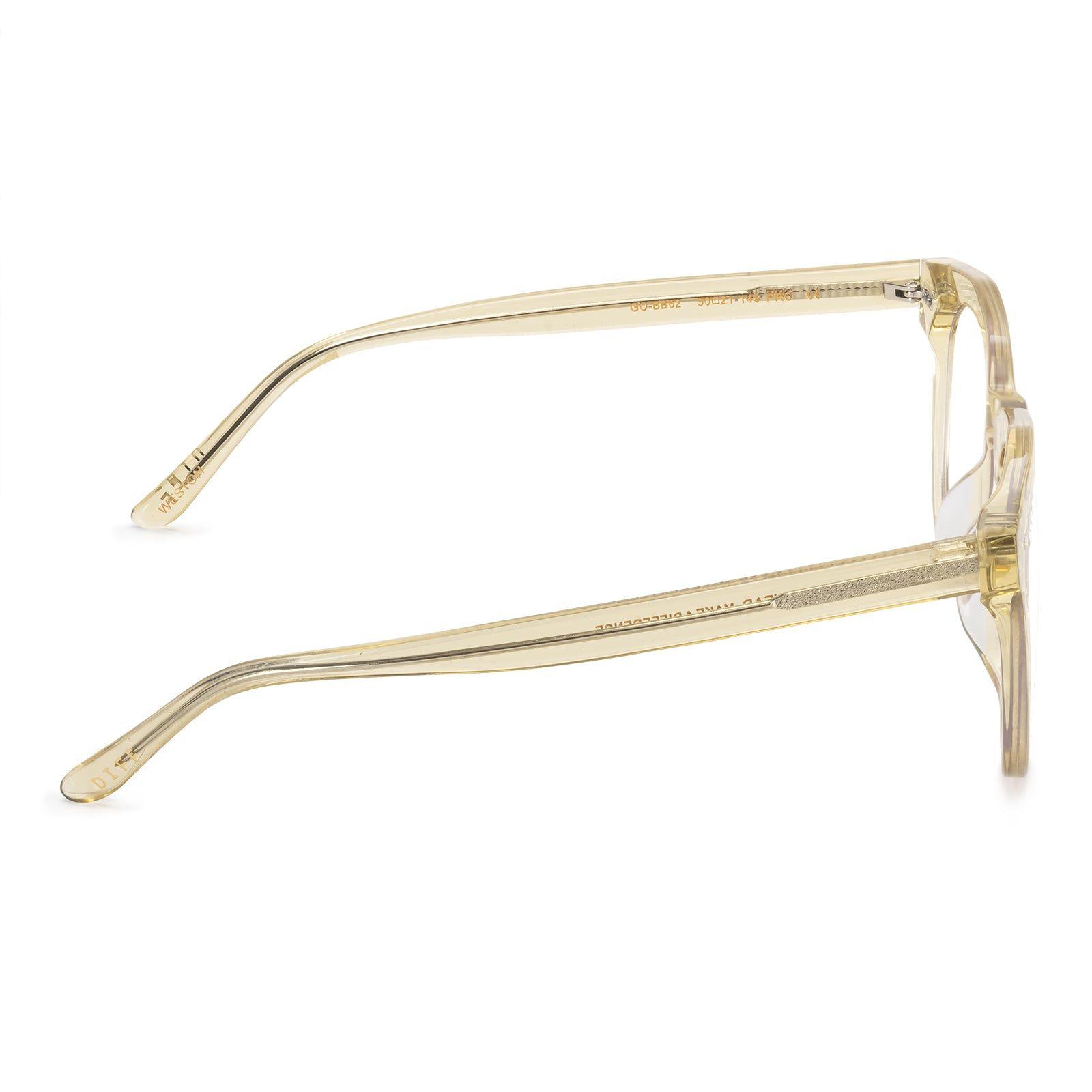 WESTON - LIGHT GOLD CRYSTAL + BLUE LIGHT GLASSES sold by Diff Eyewear product image thumbnail 4