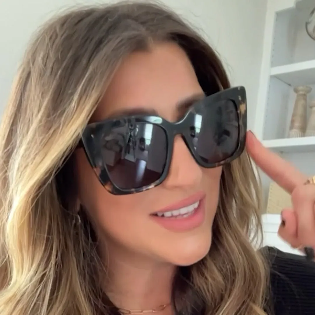 LIZZY - ESPRESSO TORTOISE + GREY + POLARIZED SUNGLASSES sold by Diff Eyewear product image thumbnail 5