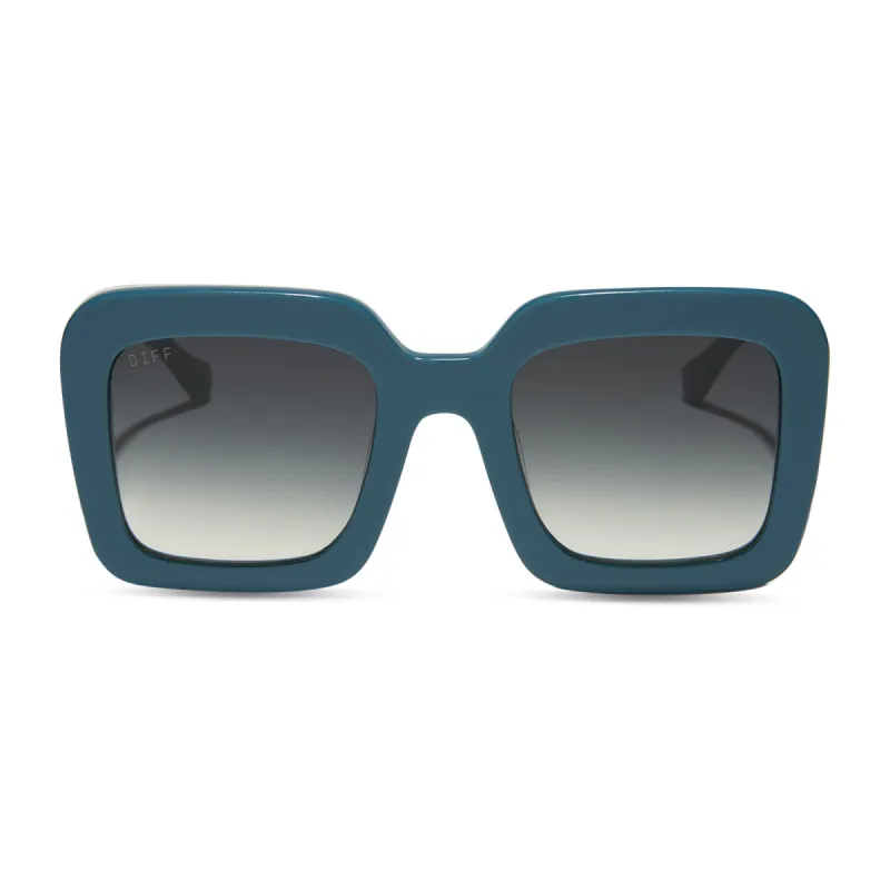 CHARISE - DEEP SPACE + GREY GRADIENT + POLARIZED SUNGLASSES sold by Diff Eyewear