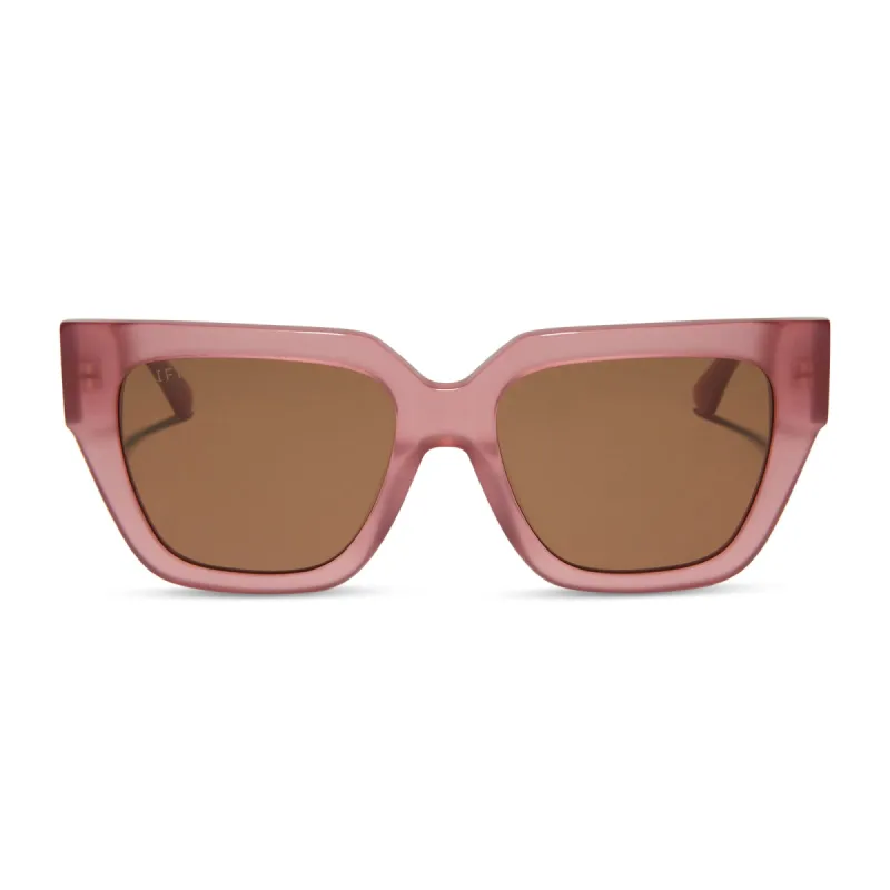 REMI II - GUAVA + BROWN SUNGLASSES sold by Diff Eyewear
