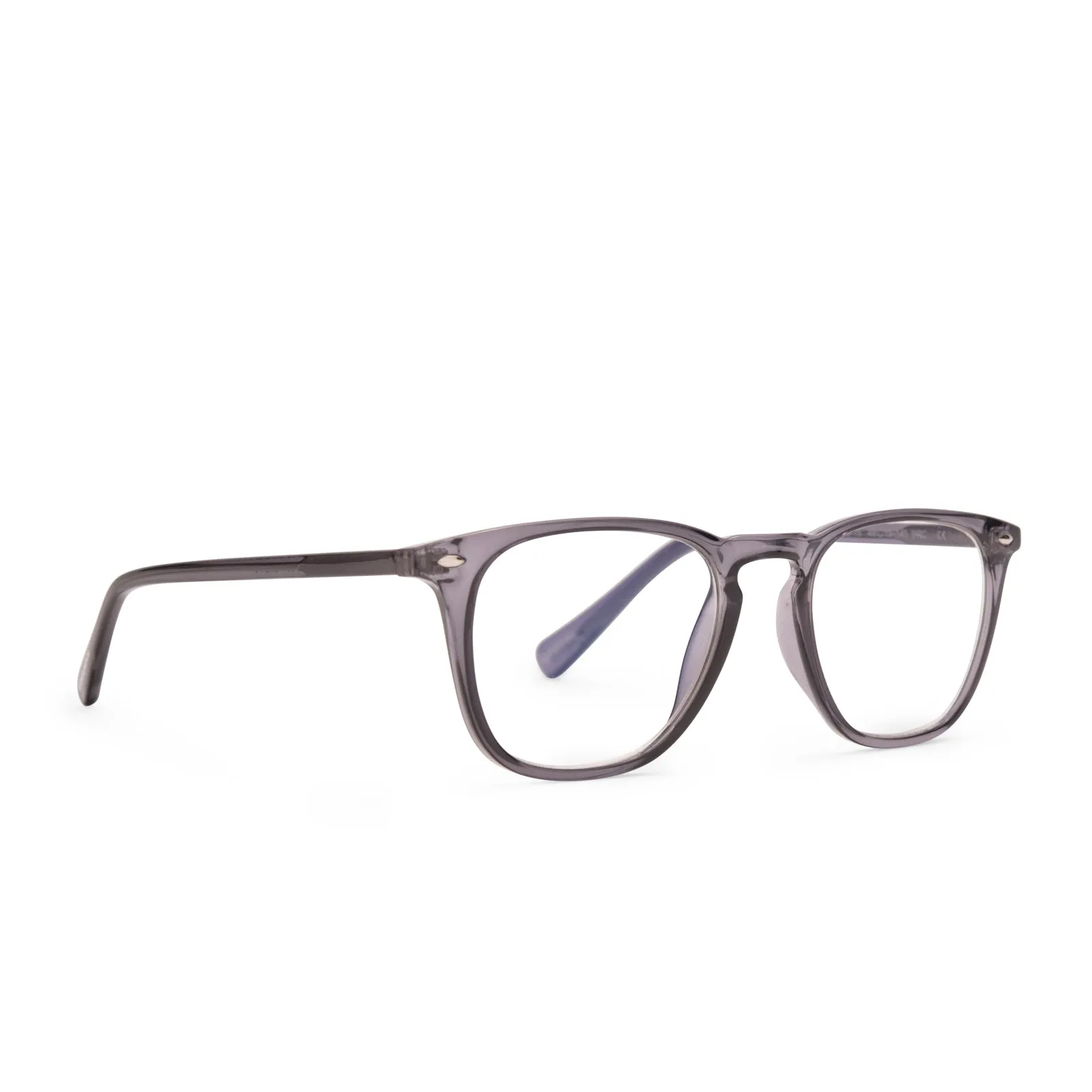 GRIFFIN - SMOKE CRYSTAL + BLUE LIGHT READERS sold by Diff Eyewear product image thumbnail 2