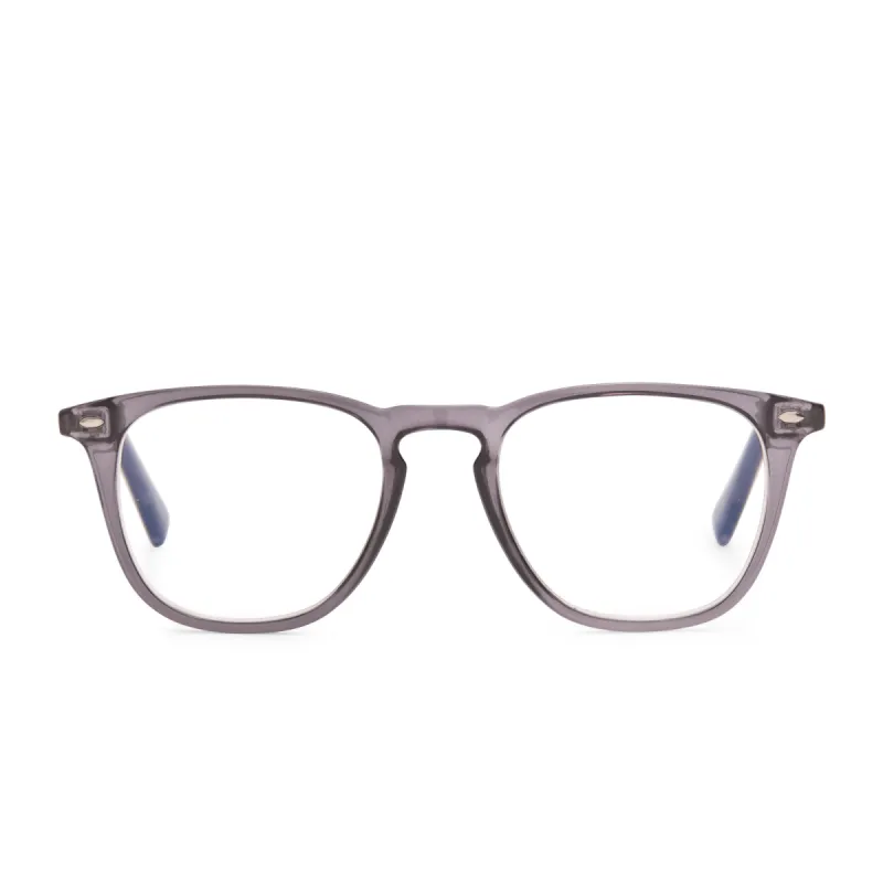 GRIFFIN - SMOKE CRYSTAL + BLUE LIGHT READERS sold by Diff Eyewear