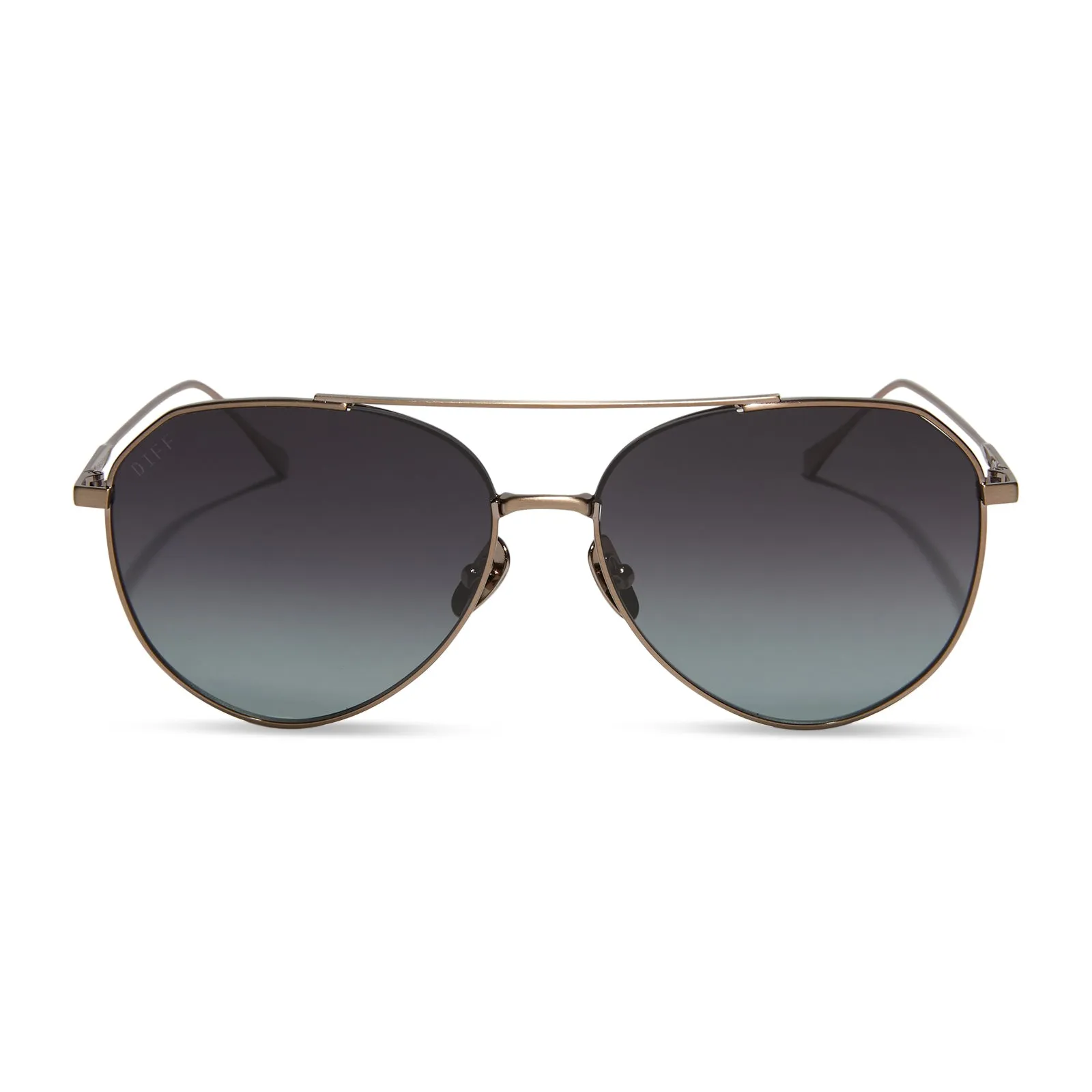 DASH - BRUSHED BROWN + GREY BLUE + POLARIZED SUNGLASSES sold by Diff Eyewear