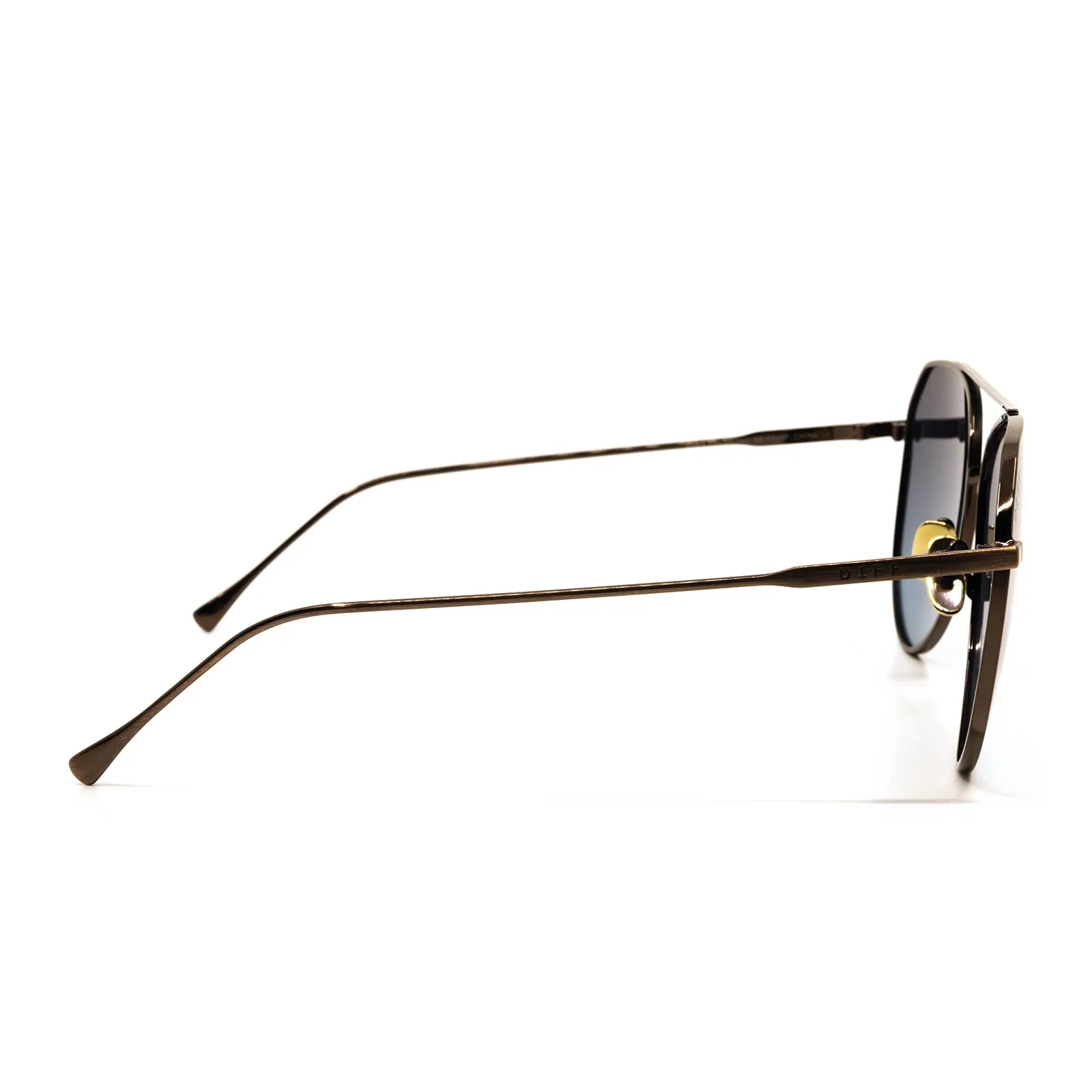 DASH - BRUSHED BROWN + GREY BLUE + POLARIZED SUNGLASSES sold by Diff Eyewear product image thumbnail 3