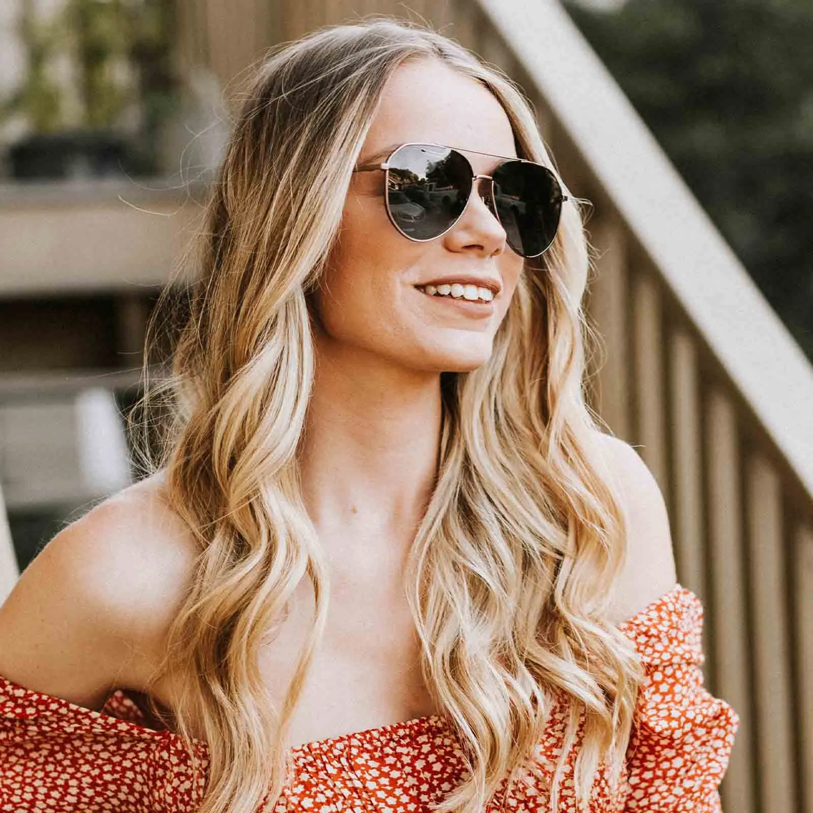 DASH - BRUSHED BROWN + GREY BLUE + POLARIZED SUNGLASSES sold by Diff Eyewear product image thumbnail 4