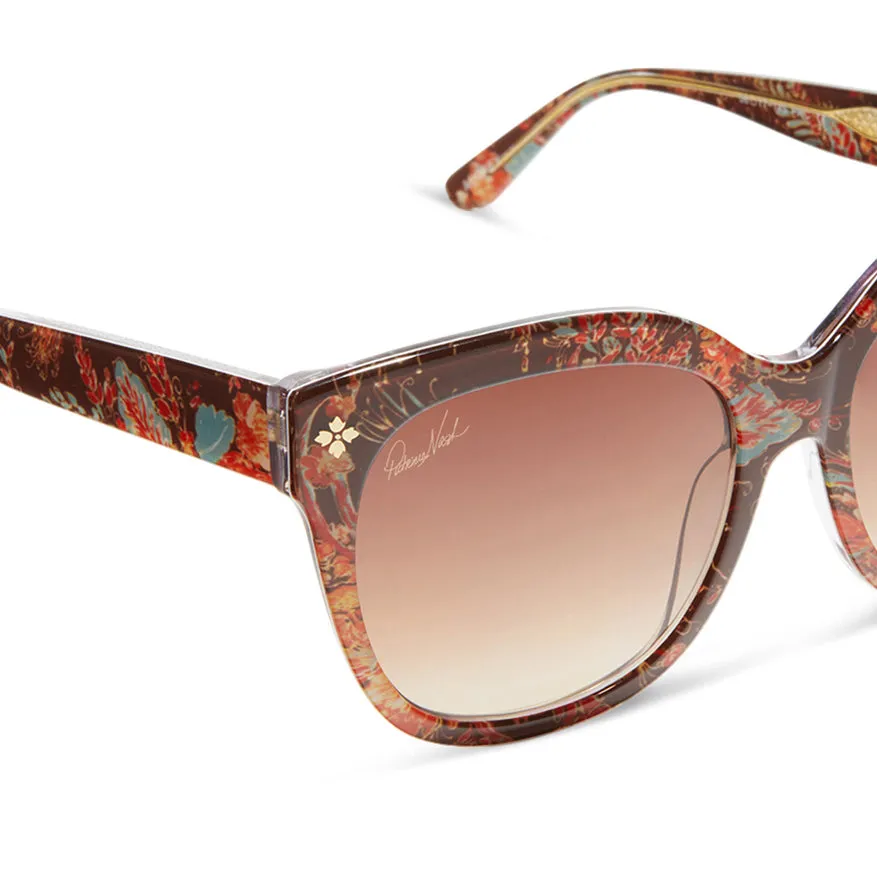 PATRICIA NASH - AUDREY + ITALIAN PHEASANT + BROWN GRADIENT SUNGLASSES sold by Diff Eyewear product image thumbnail 4