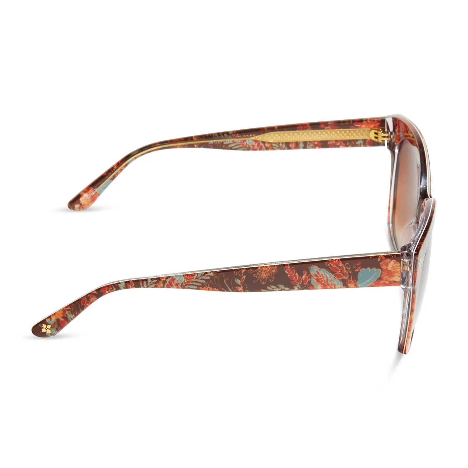 PATRICIA NASH - AUDREY + ITALIAN PHEASANT + BROWN GRADIENT SUNGLASSES sold by Diff Eyewear product image thumbnail 3