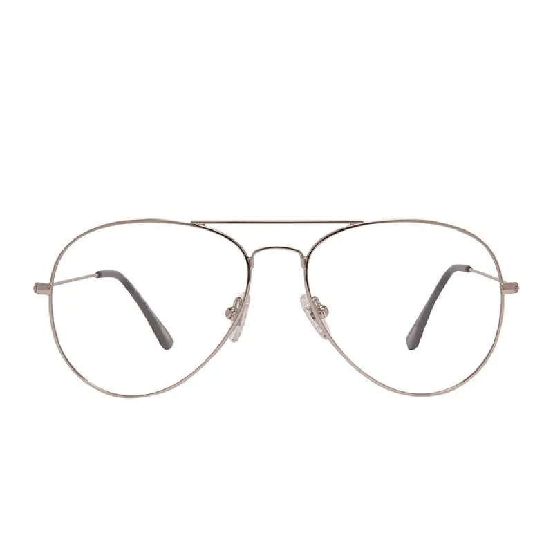 CRUZ - SILVER + BLUE LIGHT TECHNOLOGY CLEAR GLASSES sold by Diff Eyewear