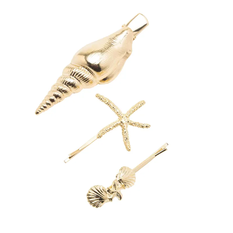 BARRETTE - SEA SHELLS  +  STAR FISH sold by Diff Eyewear