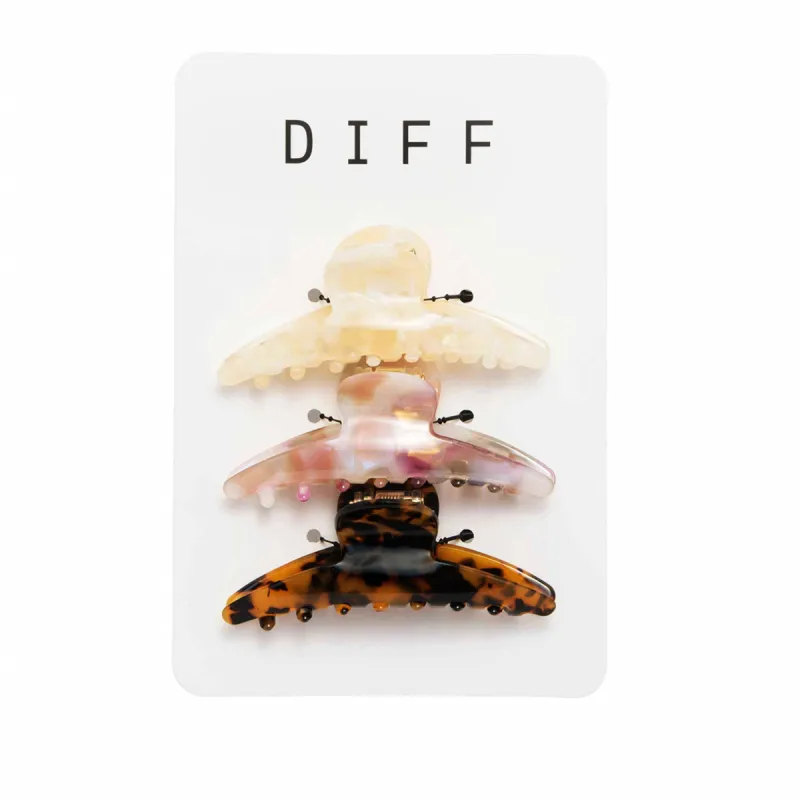 HAIR CLAW TRIO sold by Diff Eyewear