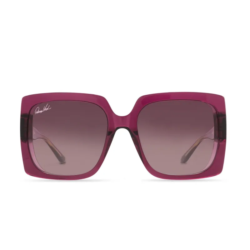 PATRICIA NASH - JACKIE + WINE CRYSTAL + WINE GRADIENT SUNGLASSES sold by Diff Eyewear