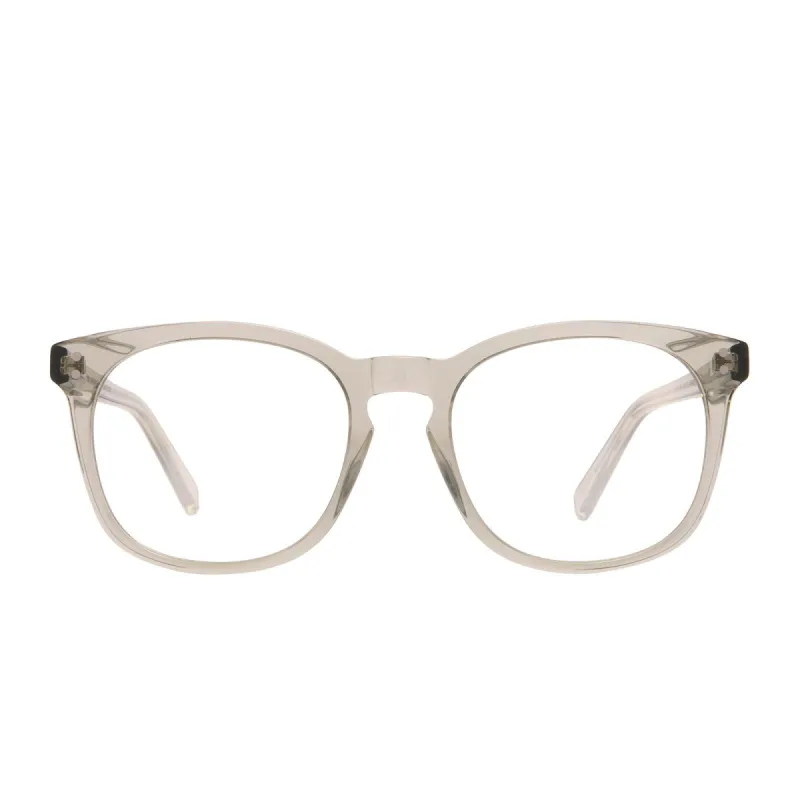 BAILEY - OLIVE + BLUE LIGHT TECHNOLOGY CLEAR GLASSES made by Diff Eyewear
