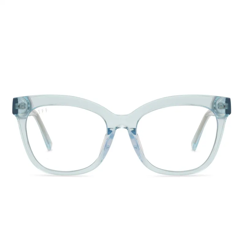 WINSTON - AQUA SEA CRYSTAL + BLUE LIGHT TECHNOLOGY GLASSES sold by Diff Eyewear