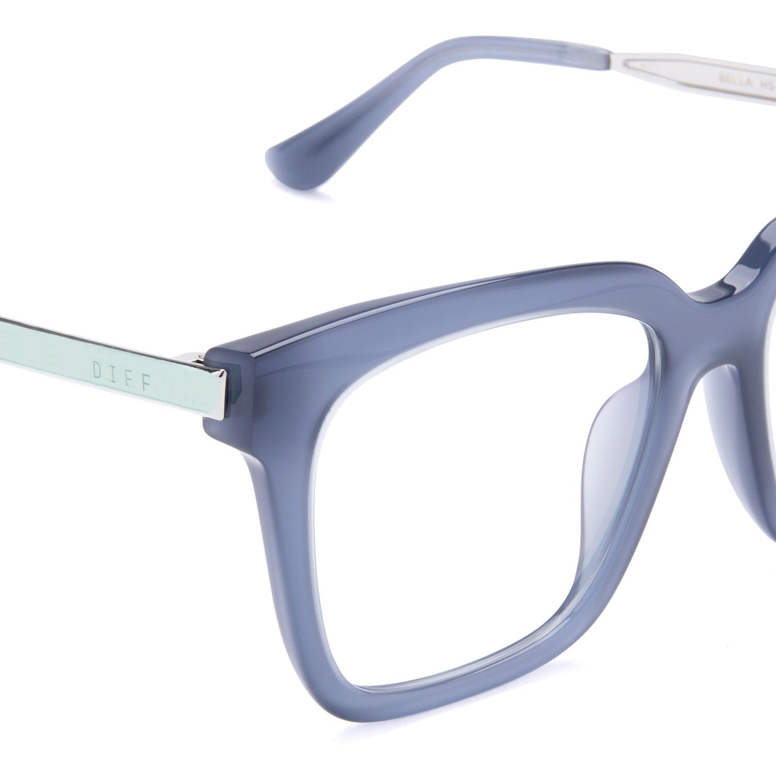 BELLA - HAZY SAPPHIRE + BLUE LIGHT TECHNOLOGY GLASSES sold by Diff Eyewear product image thumbnail 3