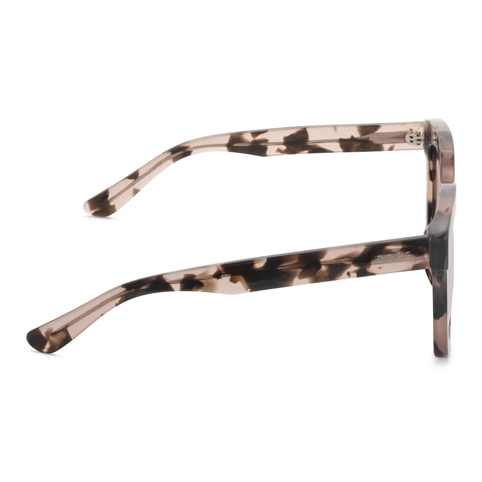 CARSON - HIMALAYAN TORTOISE + CHERRY BLOSSOM MIRROR SUNGLASSES sold by Diff Eyewear product image thumbnail 4