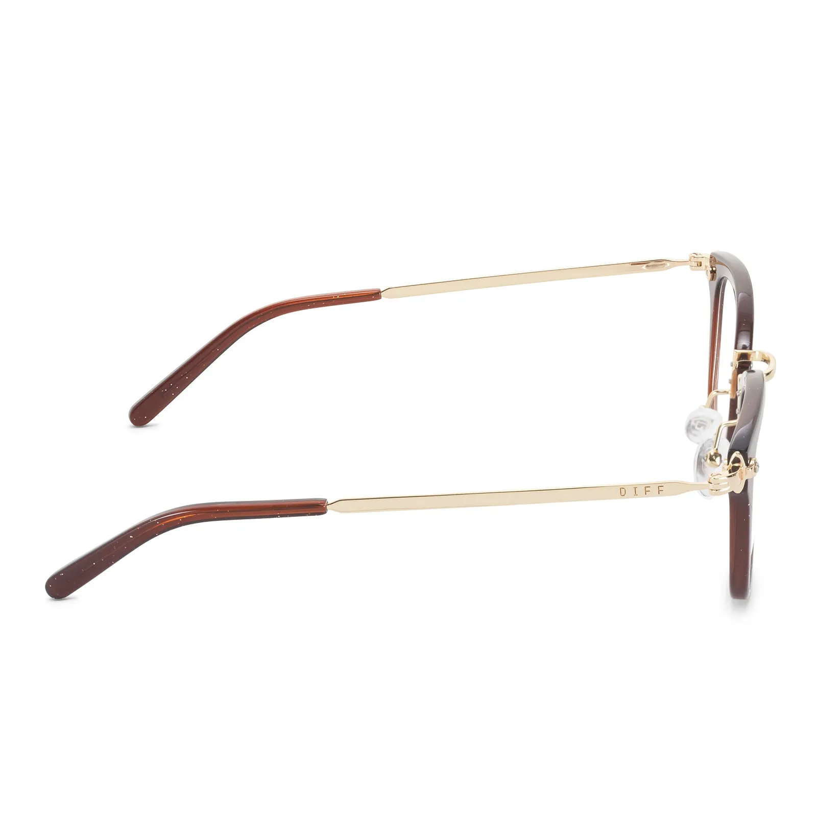 RUE - FESTIVE CHESTNUT + PRESCRIPTION GLASSES sold by Diff Eyewear product image thumbnail 4