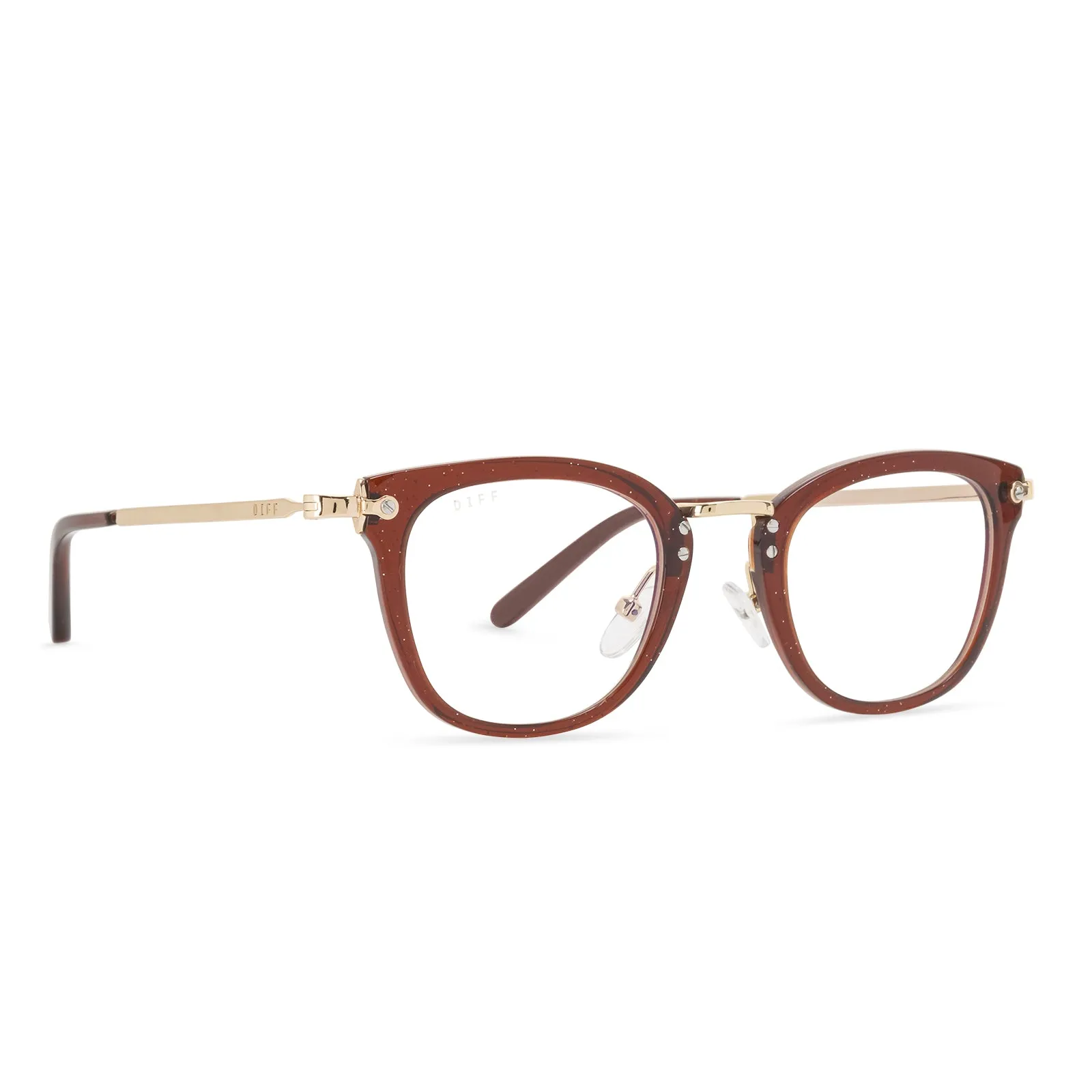RUE - FESTIVE CHESTNUT + PRESCRIPTION GLASSES sold by Diff Eyewear product image thumbnail 2