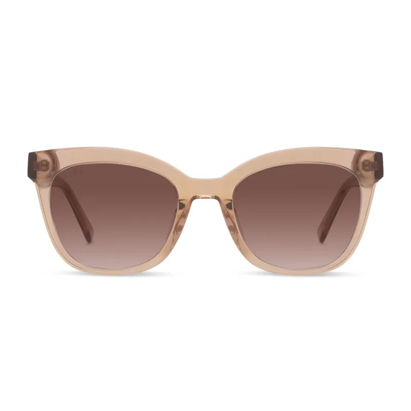 WINSTON - CAFE OLE + BROWN GRADIENT SUNGLASSES sold by Diff Eyewear