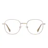 ROMAN - ROSE GOLD/BURGUNDY + BLUE LIGHT READERS sold by Diff Eyewear