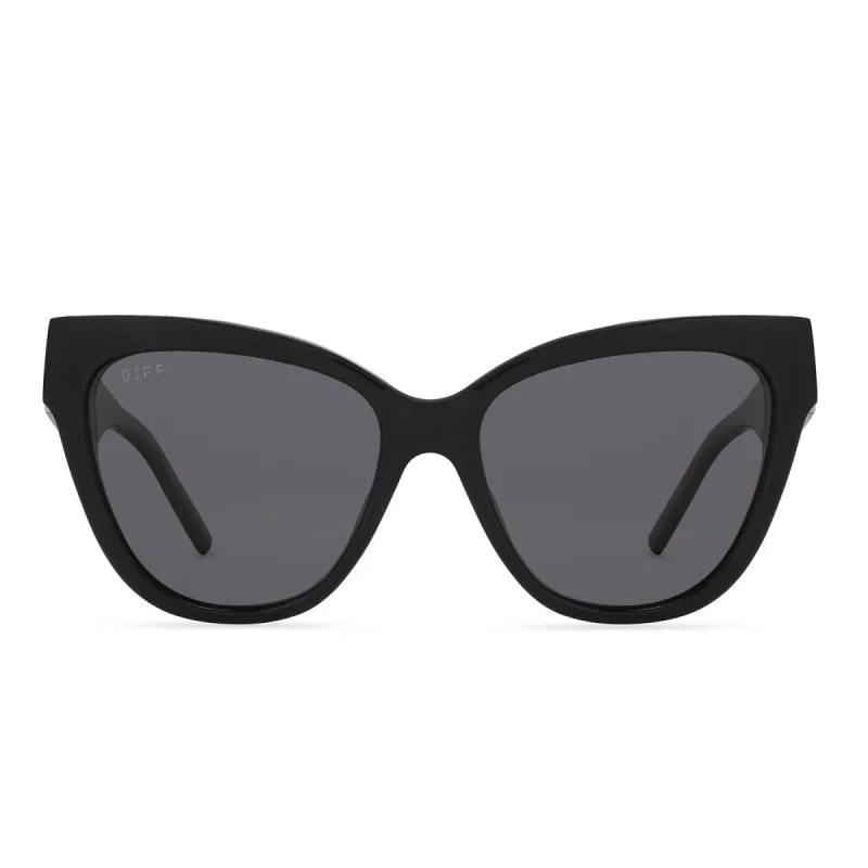 MELINA - BLACK + GREY SUNGLASSES sold by Diff Eyewear