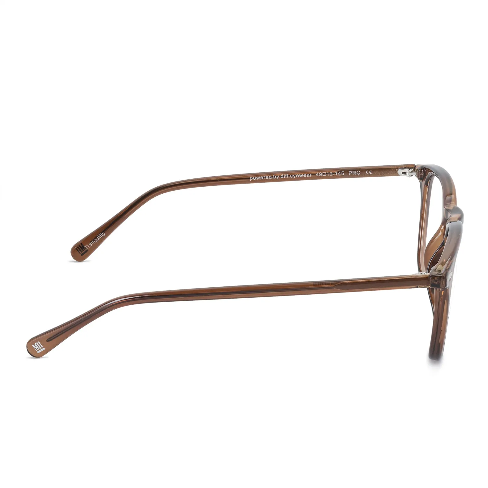 MEN'S HEALTH TRANQUILITY - WHISKEY CRYSTAL + CLEAR sold by Diff Eyewear product image thumbnail 4