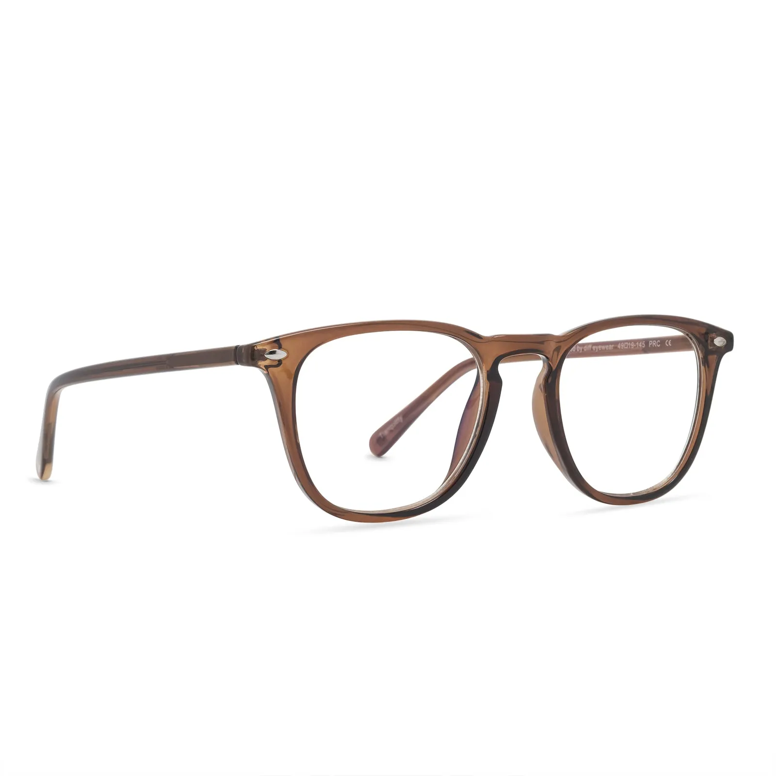 MEN'S HEALTH TRANQUILITY - WHISKEY CRYSTAL + CLEAR sold by Diff Eyewear product image thumbnail 2