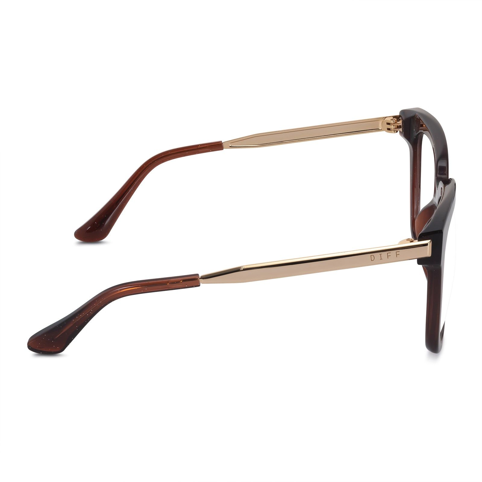 BELLA XS - FESTIVE CHESTNUT + BLUE LIGHT GLASSES sold by Diff Eyewear product image thumbnail 4