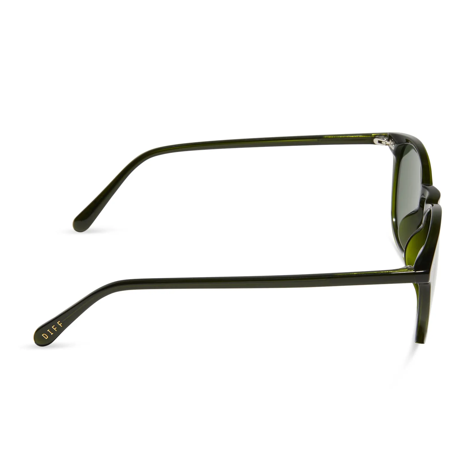 JAXSON XL - DARK OLIVE CRYSTAL + G15 + POLARIZED SUNGLASSES sold by Diff Eyewear product image thumbnail 3