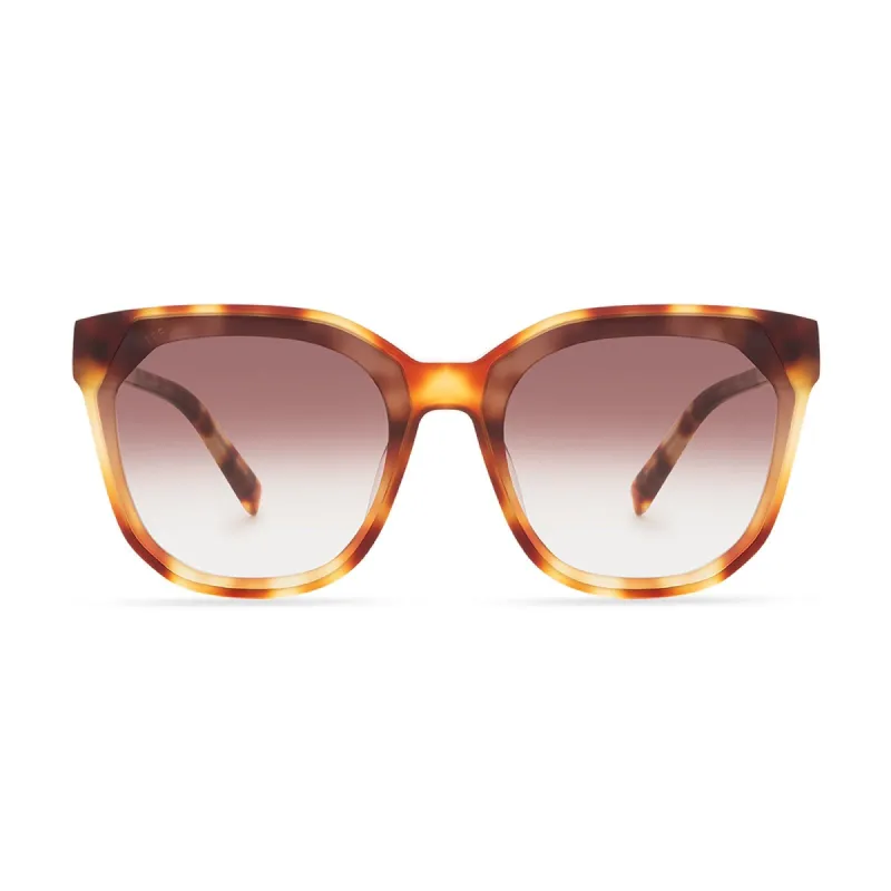 GIA - SOLSTICE TORTOISE + BROWN GRADIENT SUNGLASSES sold by Diff Eyewear