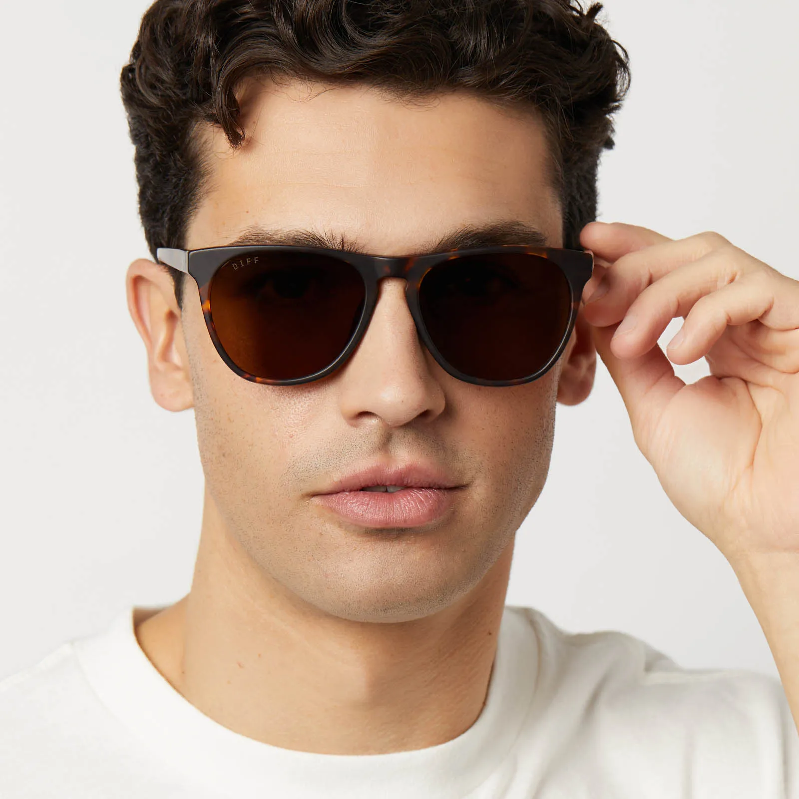 DARREN - WHISKEY FADE + BROWN + POLARIZED SUNGLASSES sold by Diff Eyewear product image thumbnail 5