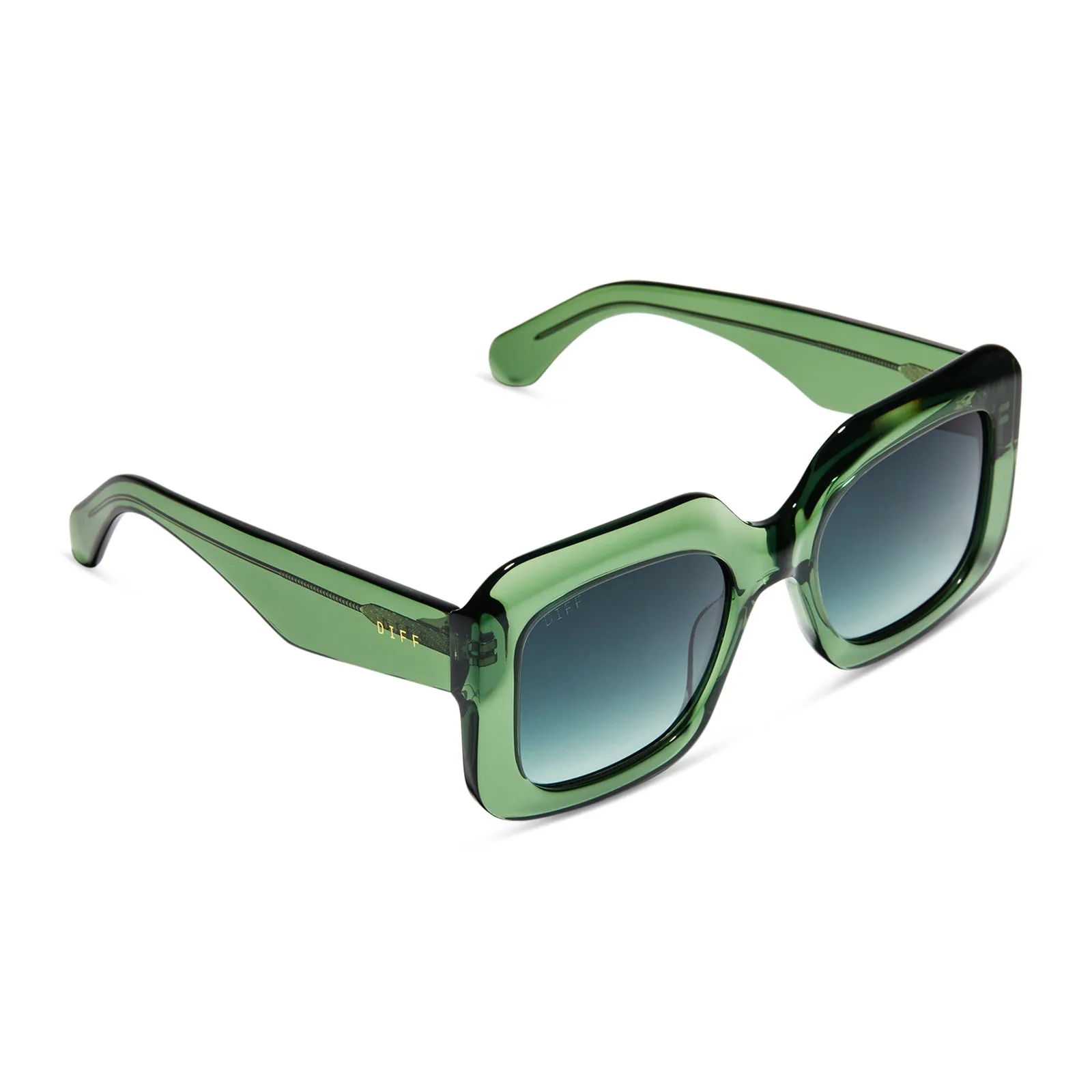 GIADA - SAGE CRYSTAL + G15 GRADIENT SUNGLASSES sold by Diff Eyewear product image thumbnail 4