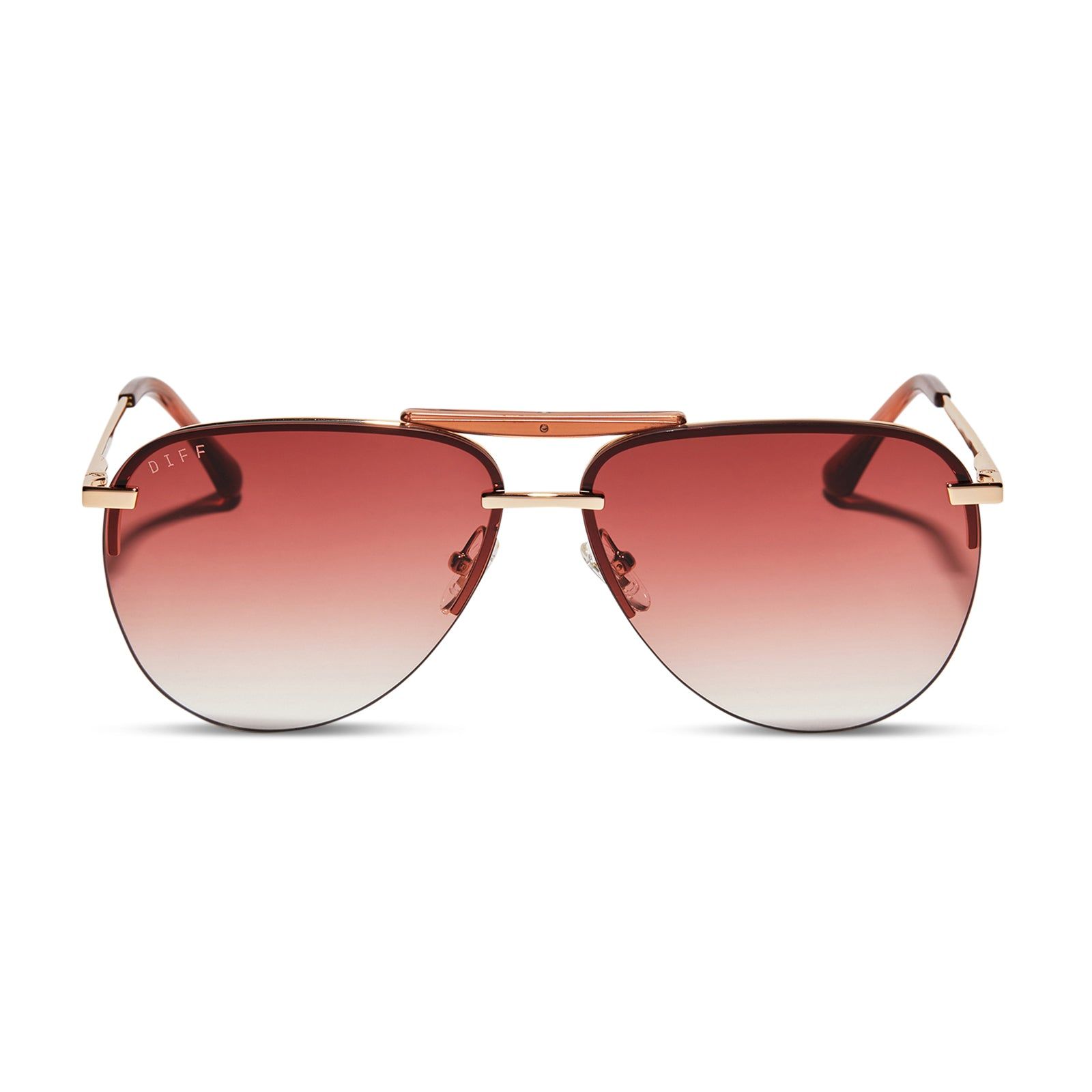 TAHOE - GOLD + DUSK GRADIENT SUNGLASSES sold by Diff Eyewear