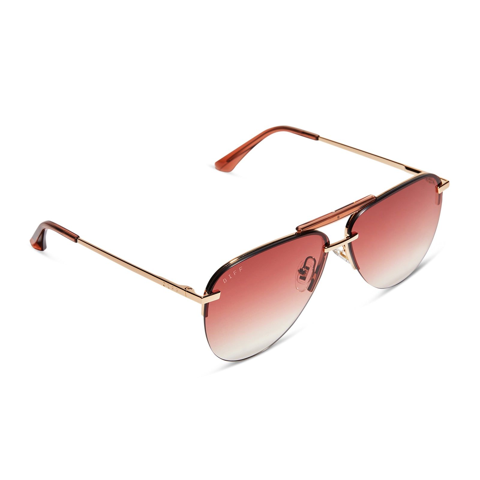 TAHOE - GOLD + DUSK GRADIENT SUNGLASSES sold by Diff Eyewear product image thumbnail 4