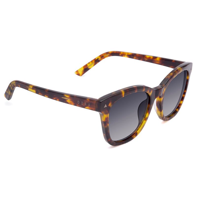 RYDER - AMBER TORTOISE + STEEL GRADIENT + POLARIZED SUNGLASSES sold by Diff Eyewear product image thumbnail 4