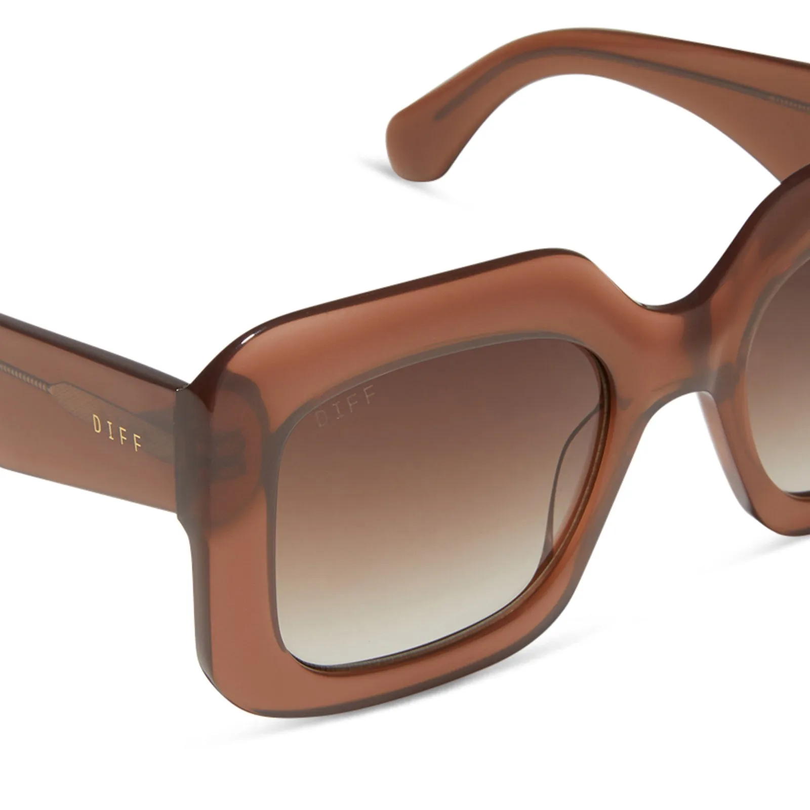 GIADA - MACCHIATO + BROWN GRADIENT SUNGLASSES sold by Diff Eyewear product image thumbnail 4